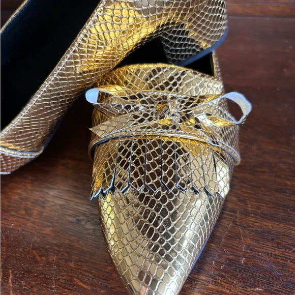 NWOT - GOLD FAUX SNAKE - Picture 13 of 14